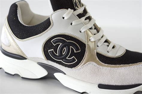 chanel tennis shoes women|chanel sneaker black and white.